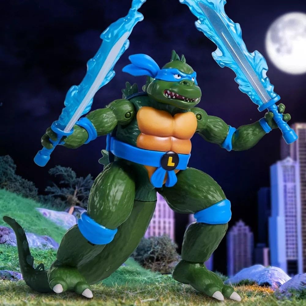 TMNT x Godzilla Leo Figure – Collectible Teenage Mutant Ninja Turtles Figure Leo