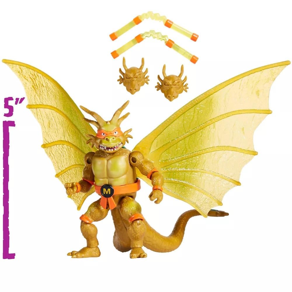 Teenage Mutant Ninja Turtles TMNT x Godzilla Mikey Figure | Collectible Display Piece