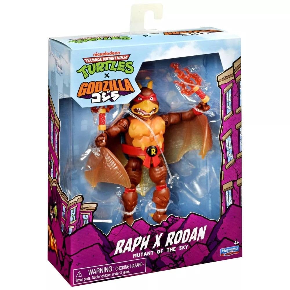 TMNT x Godzilla Figure Raph – Teenage Mutant Ninja Turtles Collectible