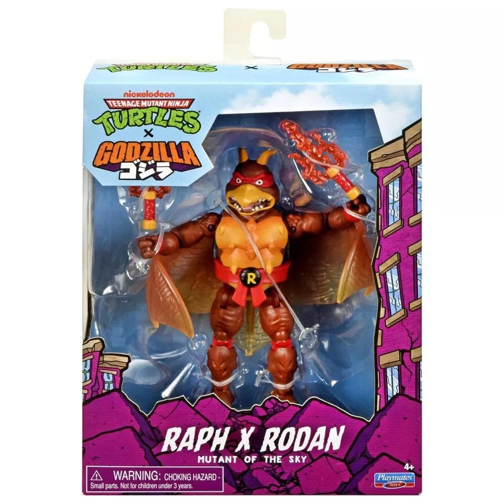 TMNT x Godzilla Figure Raph – Teenage Mutant Ninja Turtles Collectible
