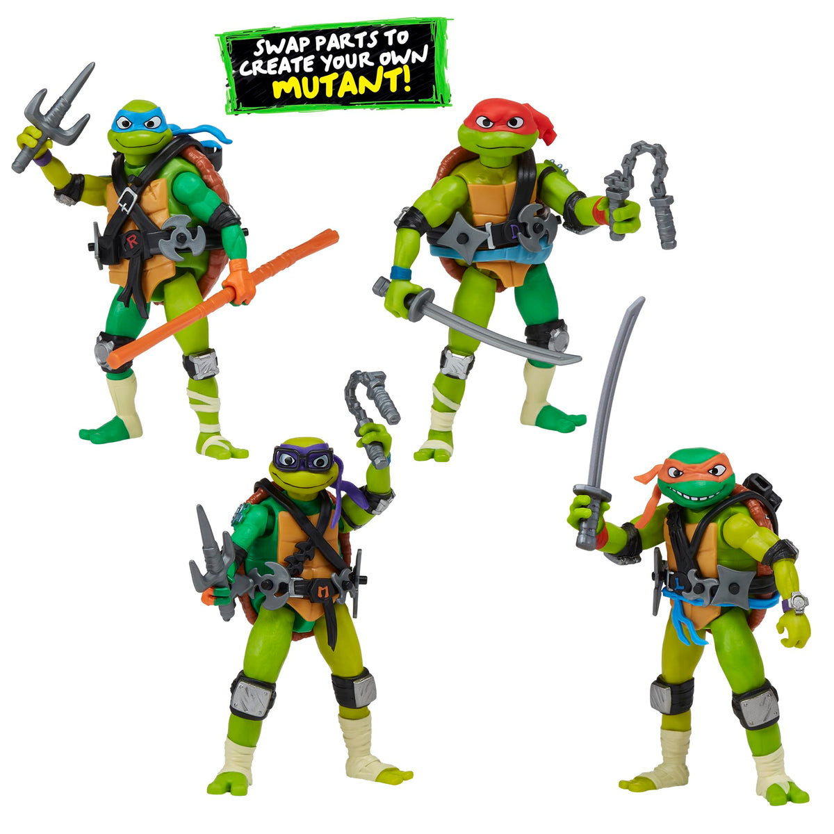 TMNT Mix N Match Bundle | Tales of the Teenage Mutant Ninja Turtles Action Figures