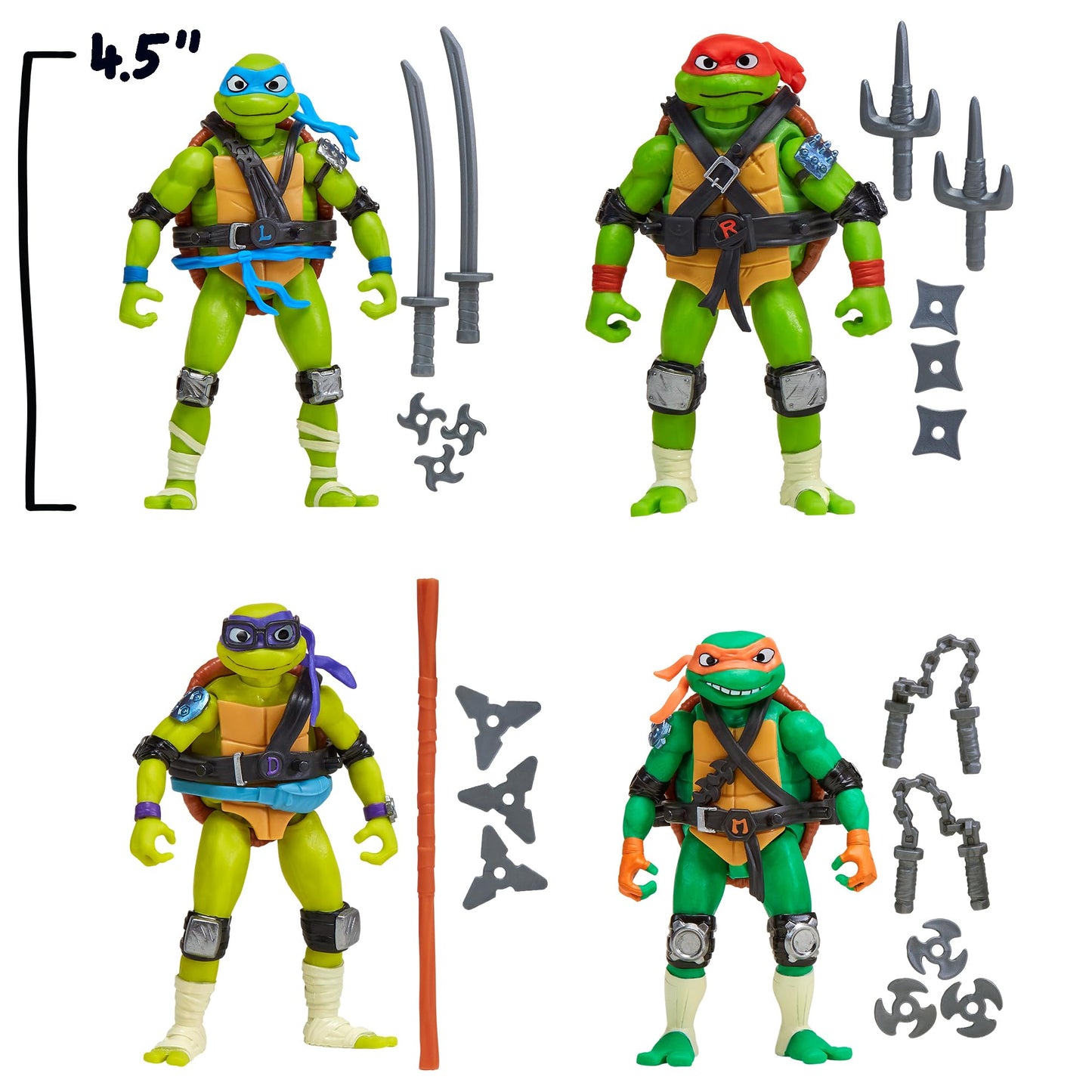 TMNT Mix N Match Bundle | Tales of the Teenage Mutant Ninja Turtles Action Figures