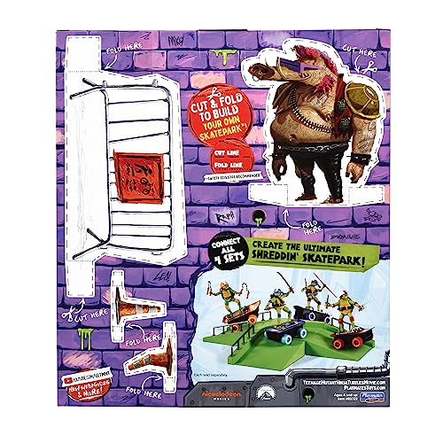 TMNT Mutant Mayhem Michelangelo on Motorized Skateboard – Amazon Exclusive | Playmates Toys