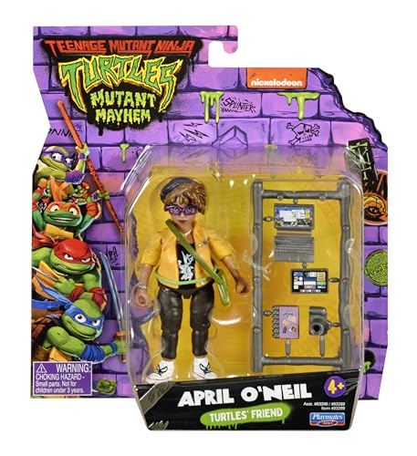 Teenage Mutant Ninja Turtles Mutant Mayhem April O'Neil 5-Inch Action Figure | Playmates