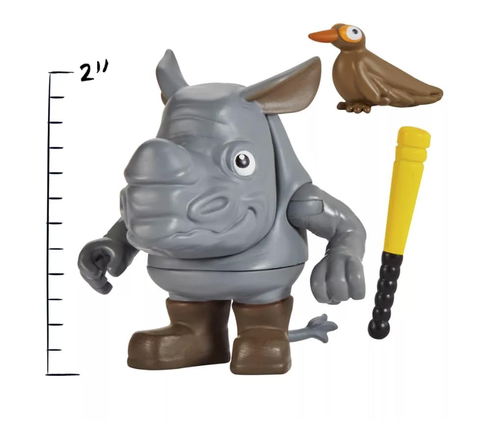 Teenage Mutant Ninja Turtles: Mutant Mayhem Bebop & Rocksteady Mutant Tots Mini Figure Set - 2pk