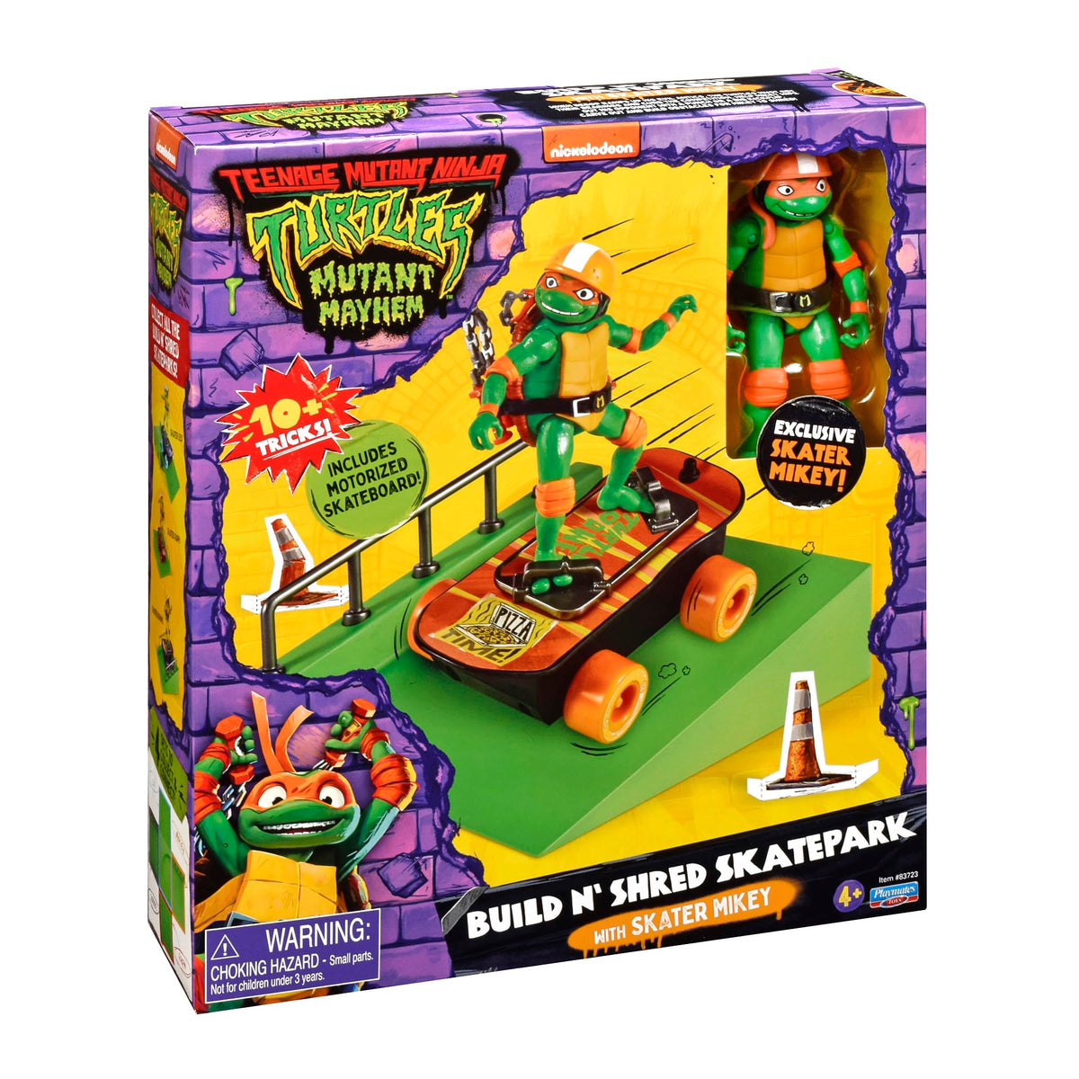 TMNT Mutant Mayhem Michelangelo on Motorized Skateboard – Amazon Exclusive | Playmates Toys