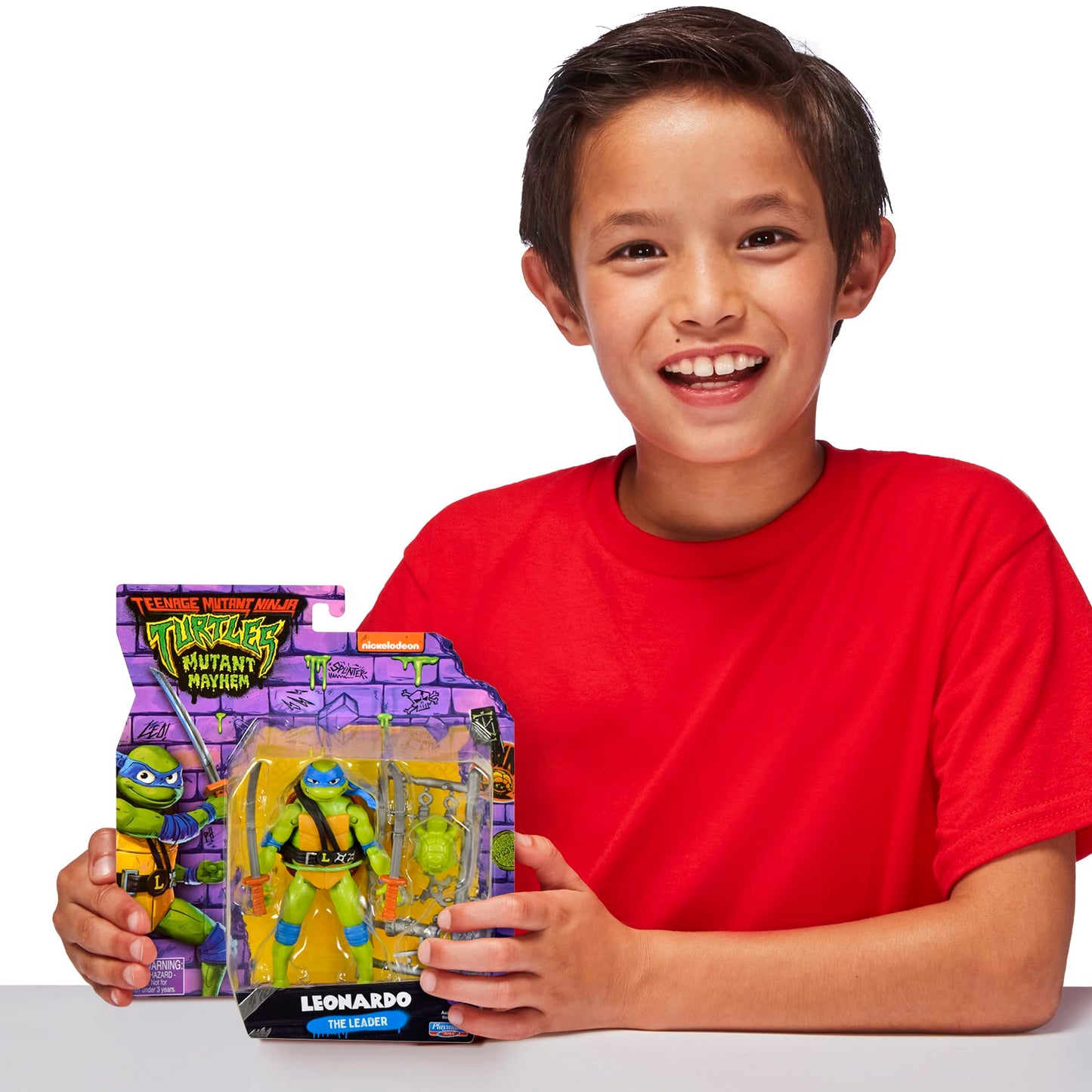 TMNT Mutant Mayhem Leonardo Figure 4.5-Inch by Playmates Toys