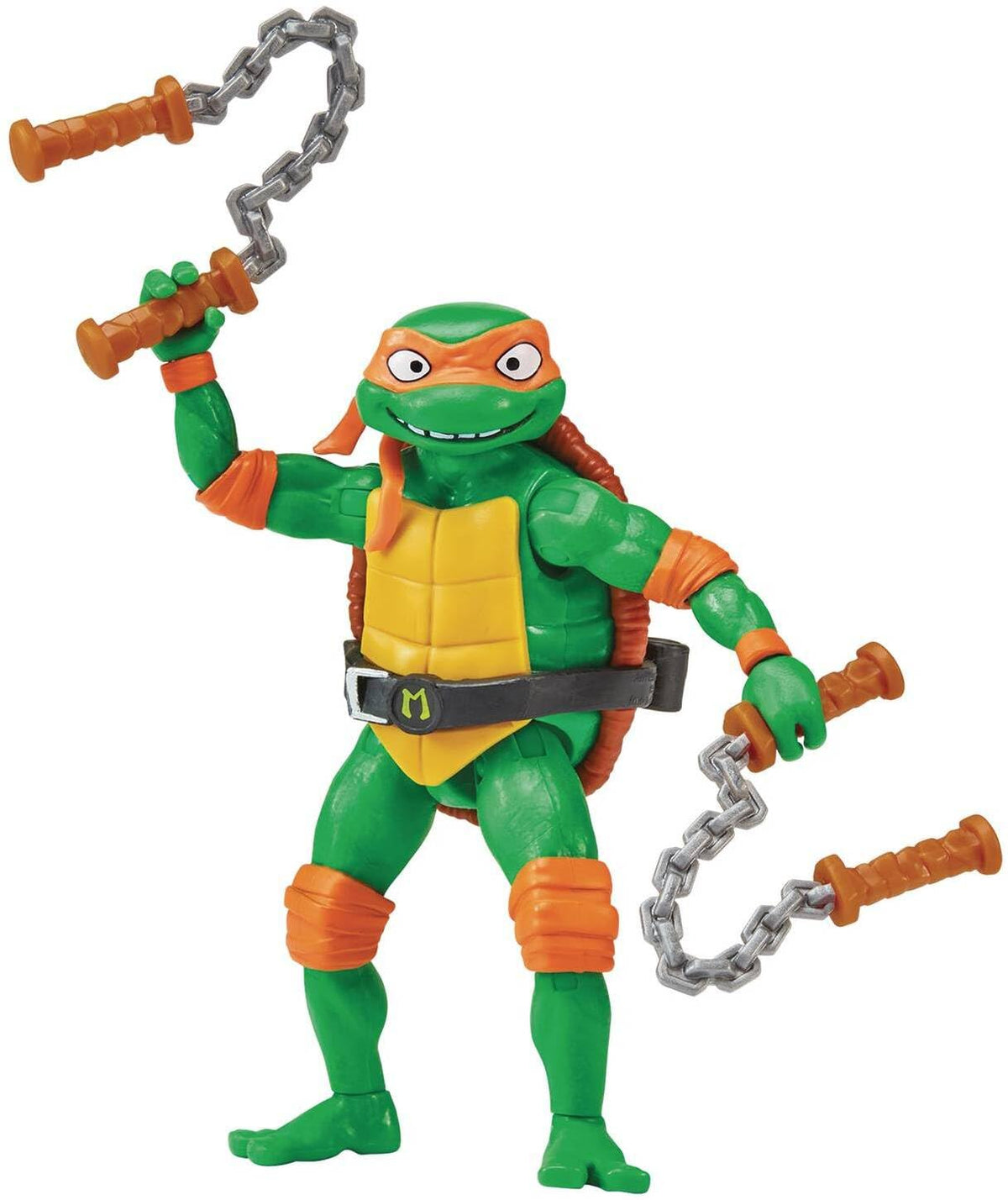 Teenage Mutant Ninja Turtles Mutant Mayhem Michelangelo 4.25-Inch Basic Action Figure | Playmates Toys