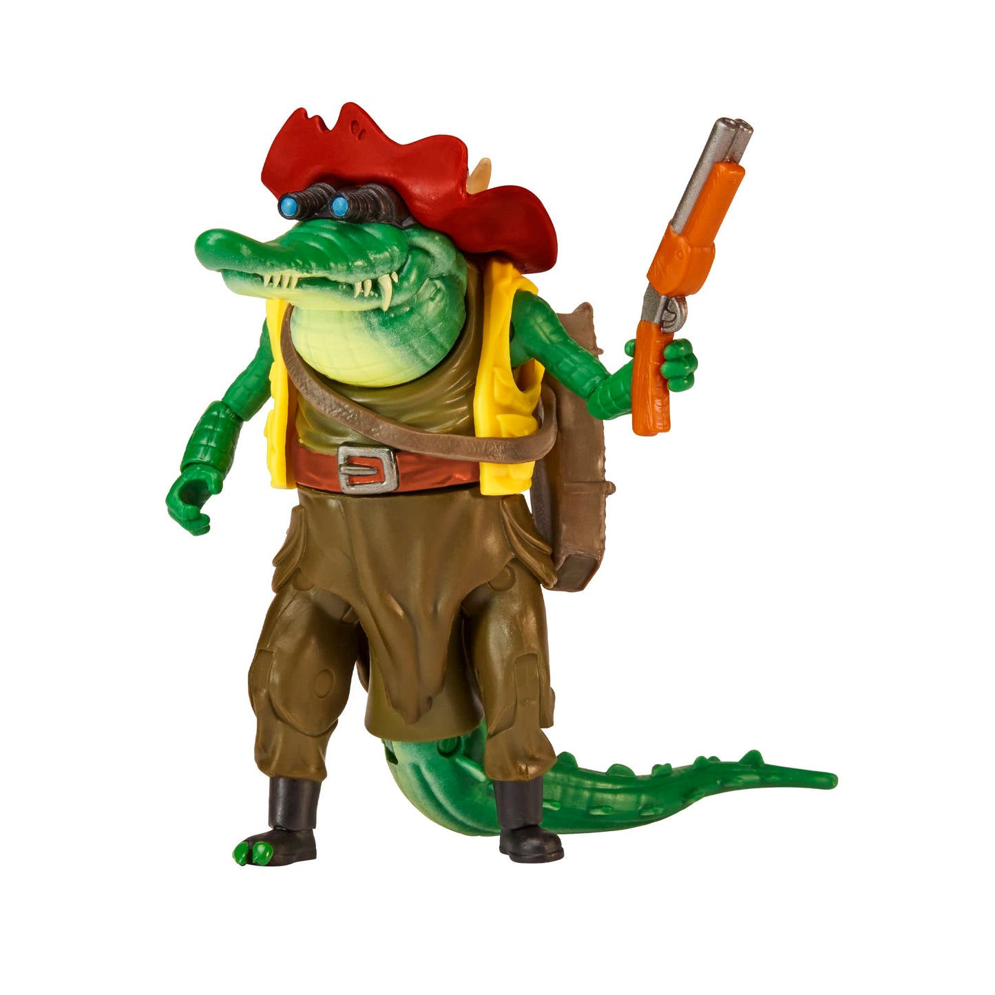 Teenage Mutant Ninja Turtles Leatherhead Mutant Mayhem 4.5-Inch Action Figure – Detailed Poseable Basic Figure for TMNT Fans and Kids 4-7 (Playmates 83294CO)