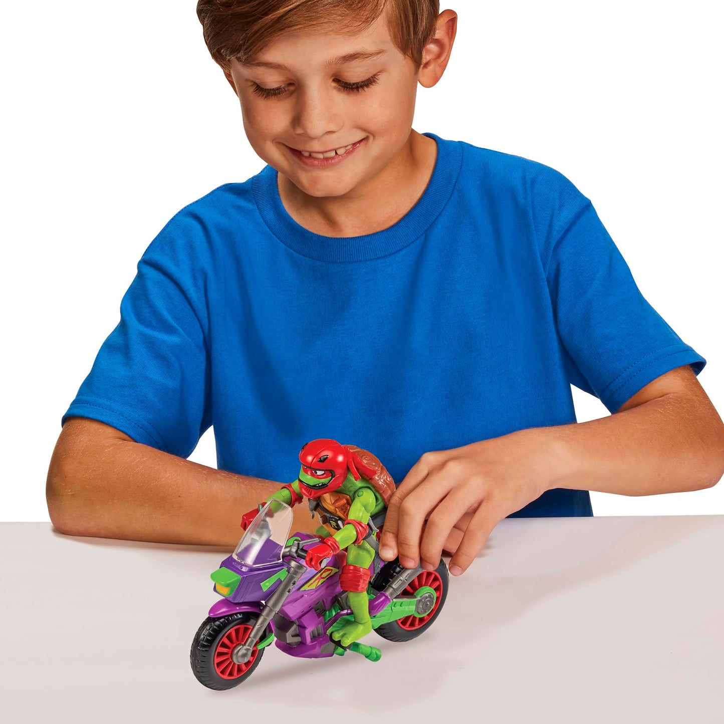 TMNT Purple Dragon Battle Cycle with Exclusive Raphael Figure | Playmates Toys
