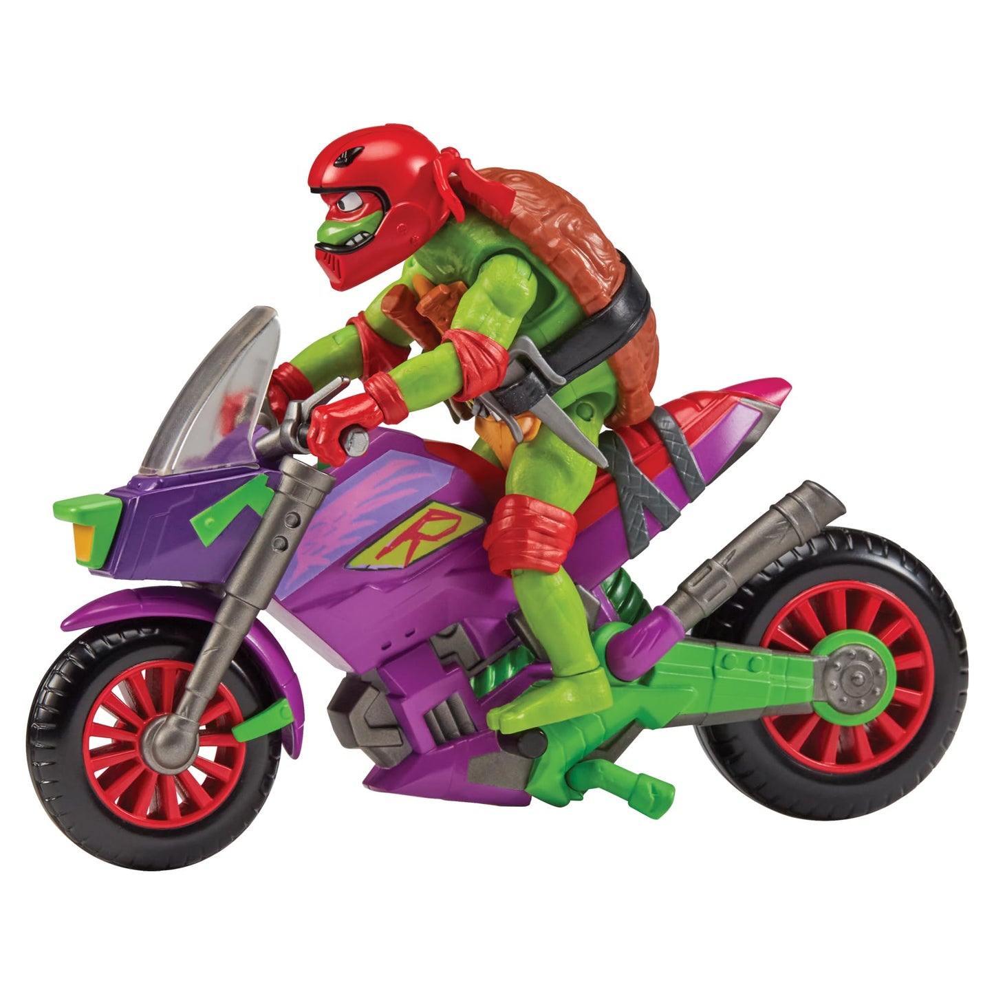 TMNT Purple Dragon Battle Cycle with Exclusive Raphael Figure | Playmates Toys