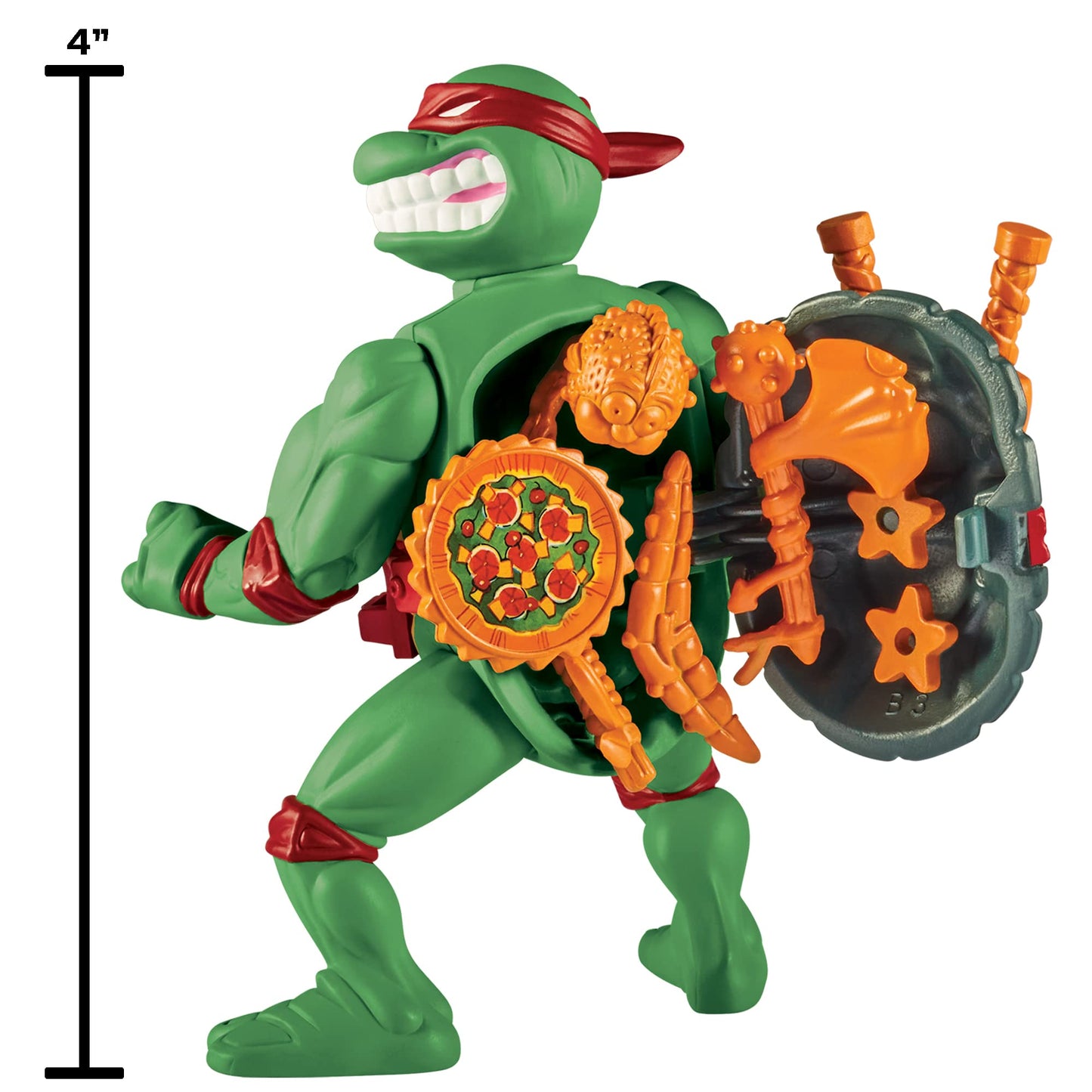 Teenage Mutant Ninja Turtles: Raphael 4-Inch Original Classic Storage Shell Figure by Playmates Toys
