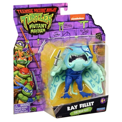 TMNT Ray Fillet Action Figure | Teenage Mutant Ninja Turtles Mutant Mayhem