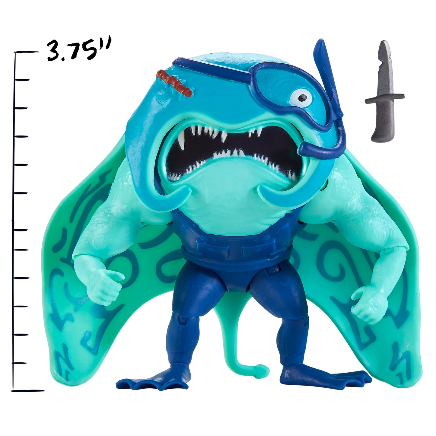TMNT Ray Fillet Action Figure | Teenage Mutant Ninja Turtles Mutant Mayhem