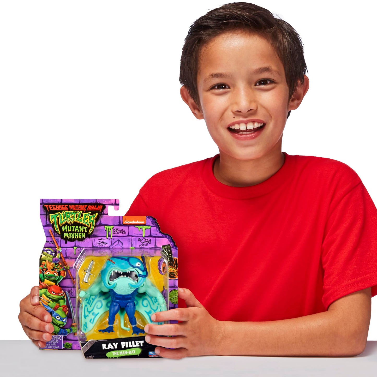 TMNT Ray Fillet Action Figure | Teenage Mutant Ninja Turtles Mutant Mayhem