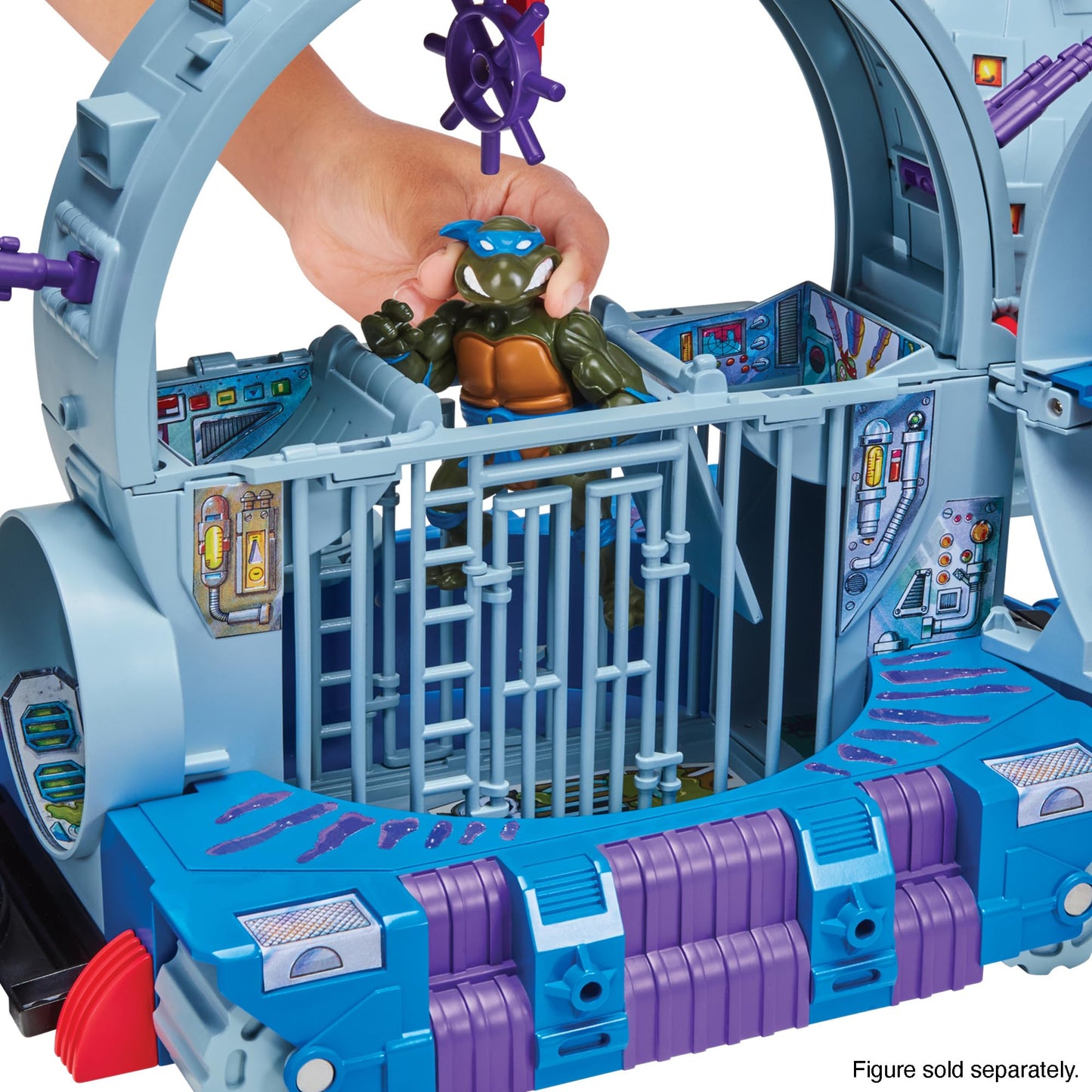 TMNT Classic Technodrome Playset — Amazon Exclusive | Authentic Retro TMNT Battle Fortress