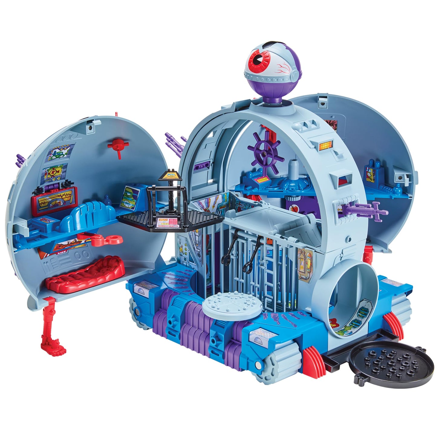TMNT Classic Technodrome Playset — Amazon Exclusive | Authentic Retro TMNT Battle Fortress