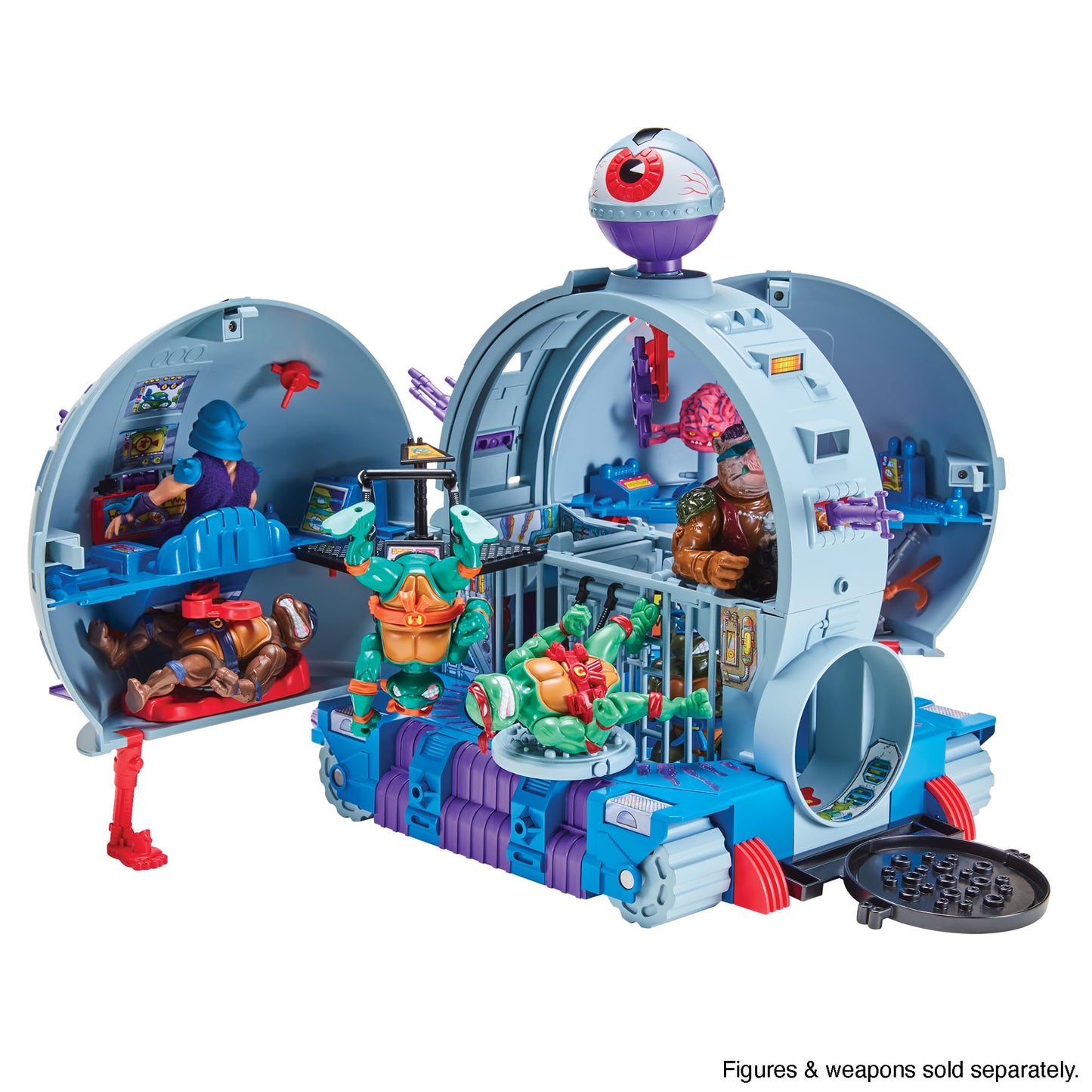 TMNT Classic Technodrome Playset — Amazon Exclusive | Authentic Retro TMNT Battle Fortress