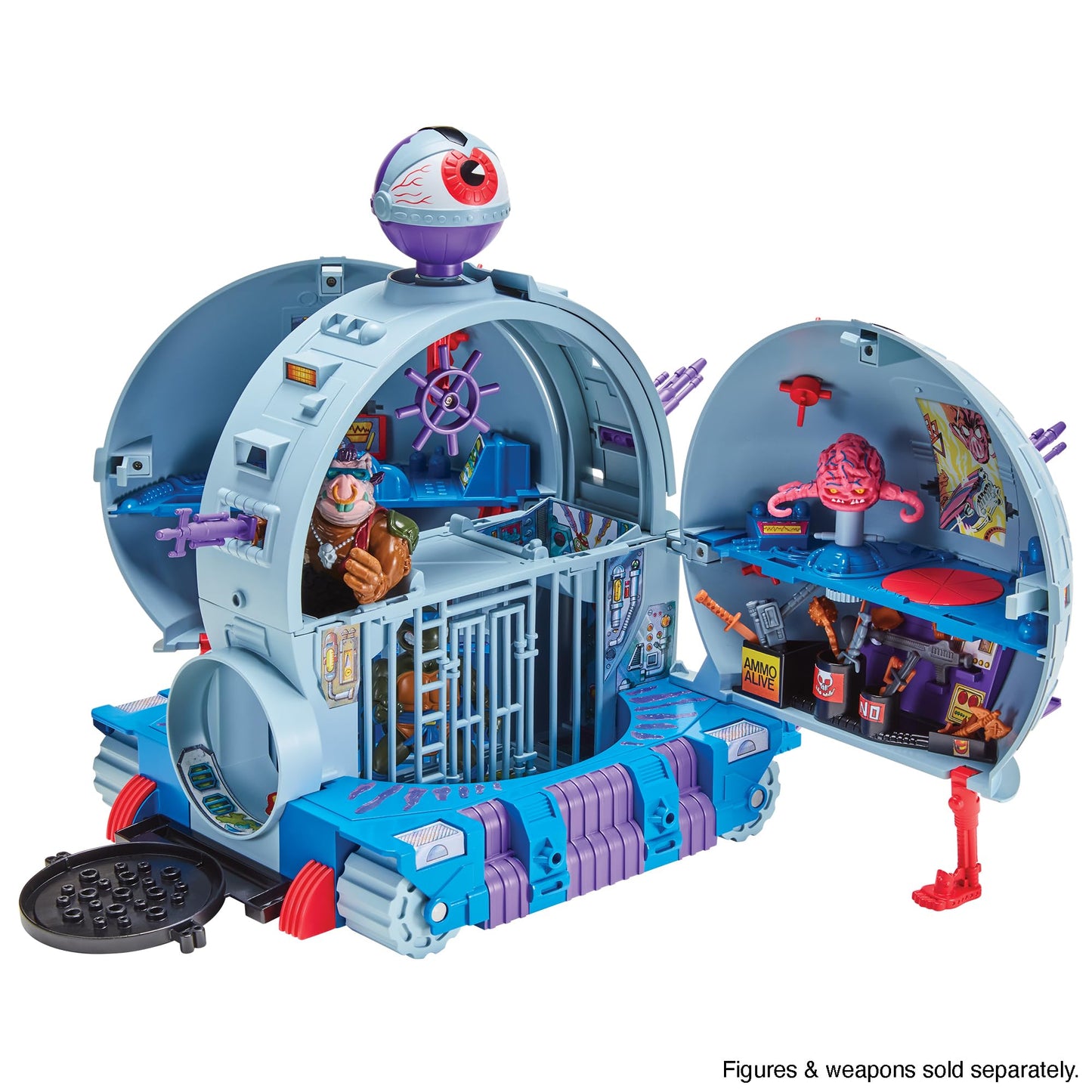TMNT Classic Technodrome Playset — Amazon Exclusive | Authentic Retro TMNT Battle Fortress