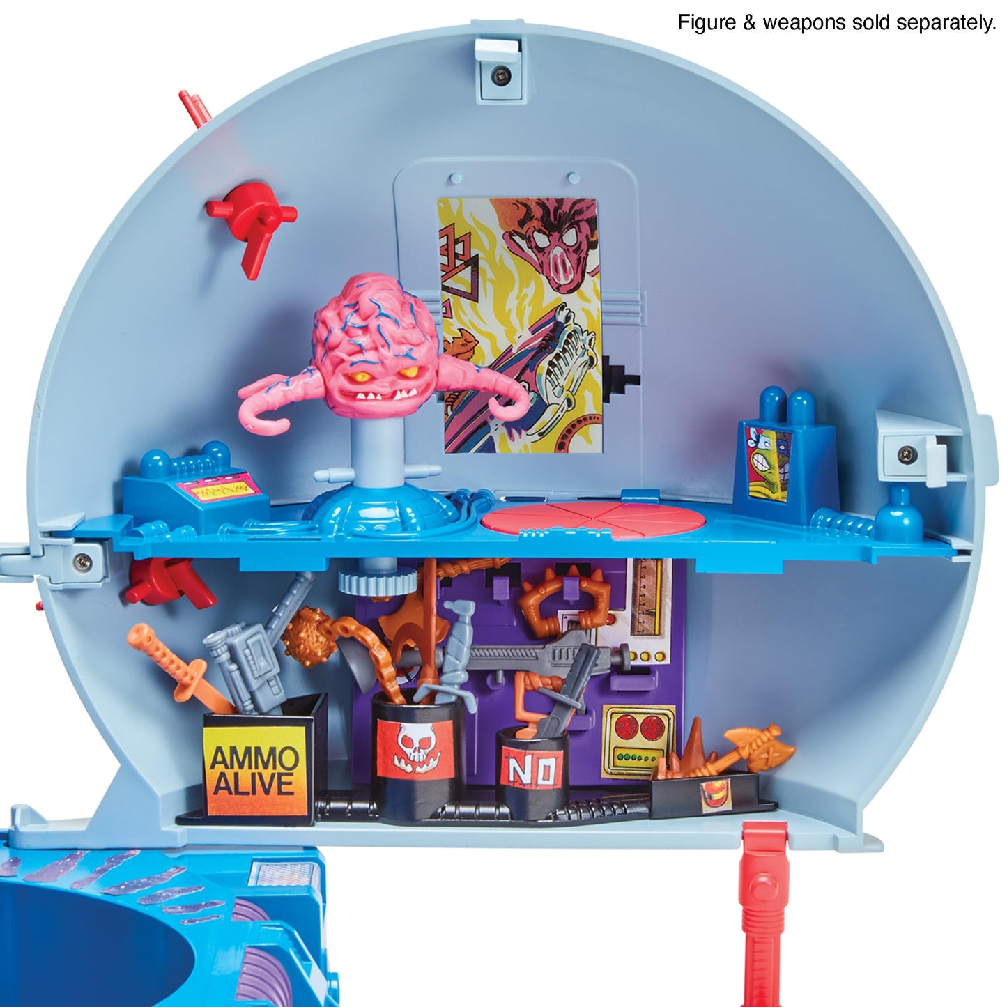 TMNT Classic Technodrome Playset — Amazon Exclusive | Authentic Retro TMNT Battle Fortress