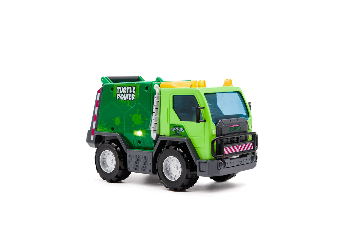 TMNT Thrash N’ Battle Garbage Truck with Lights, Sounds & Sewer Cap Launchers