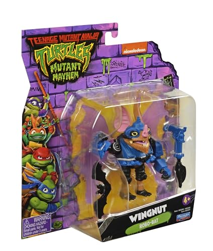 TMNT Wingnut 4-Inch Basic Action Figure | Mutant Mayhem by Playmates Toys