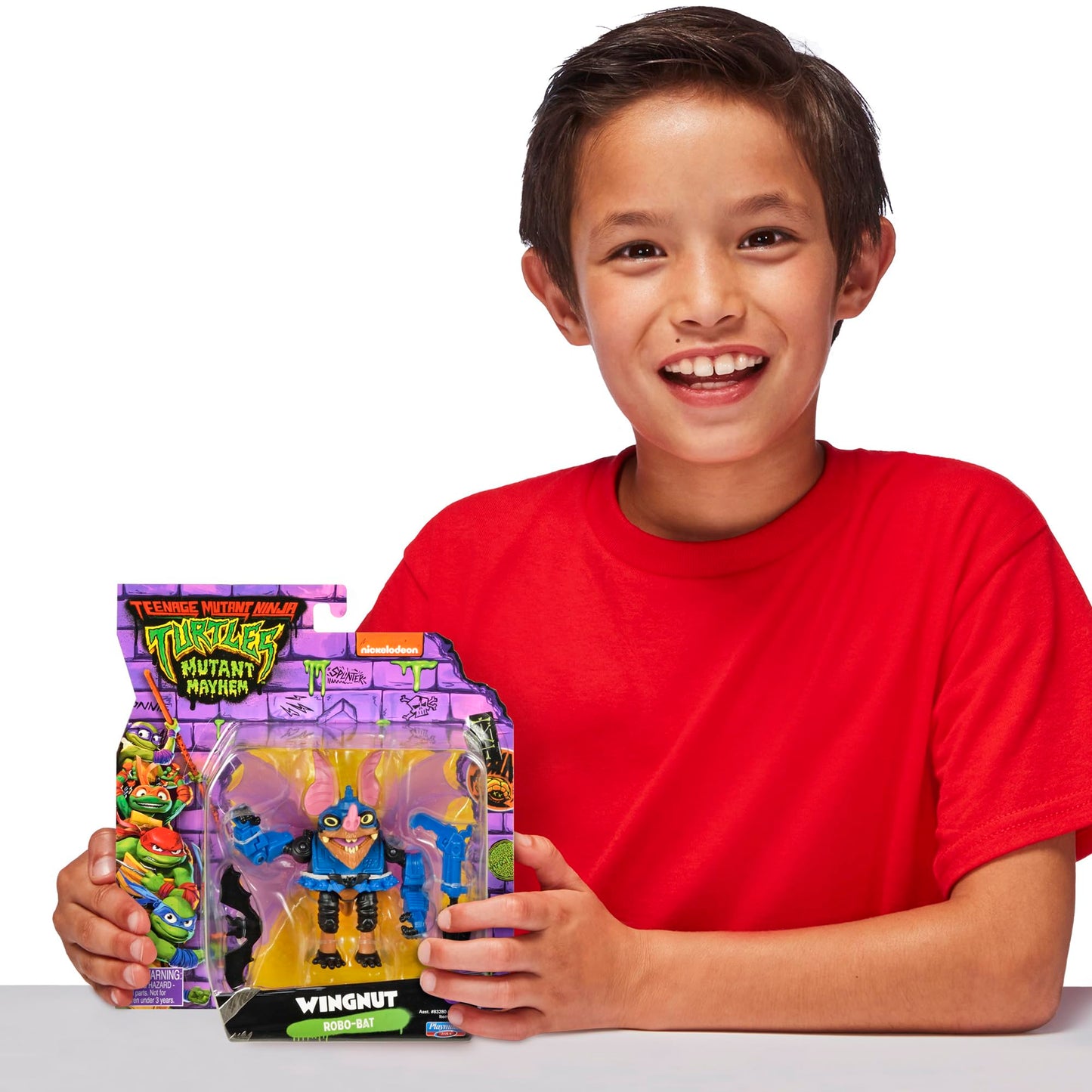 TMNT Wingnut 4-Inch Basic Action Figure | Mutant Mayhem by Playmates Toys