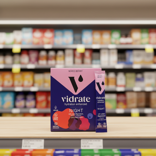 30 x ViDrate Night Time Mixed Berry Till Point Pack - 3g