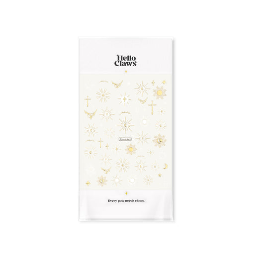 Hello Claws | Holy Light Moon Nail Deco Sticker