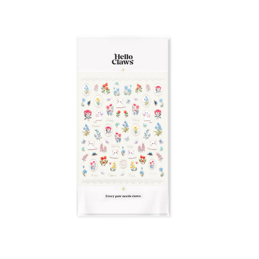 Hello Claws | Kitty Garden Nail Deco Sticker