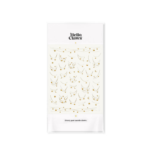 Hello Claws | Star Necklace Nail Deco Sticker