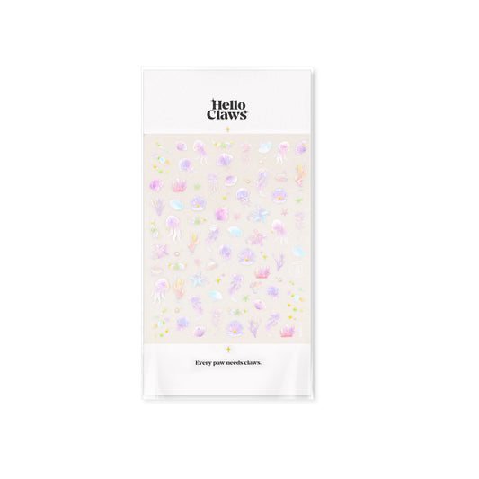 Hello Claws | Bubble Jelly Fish Nail Deco Sticker