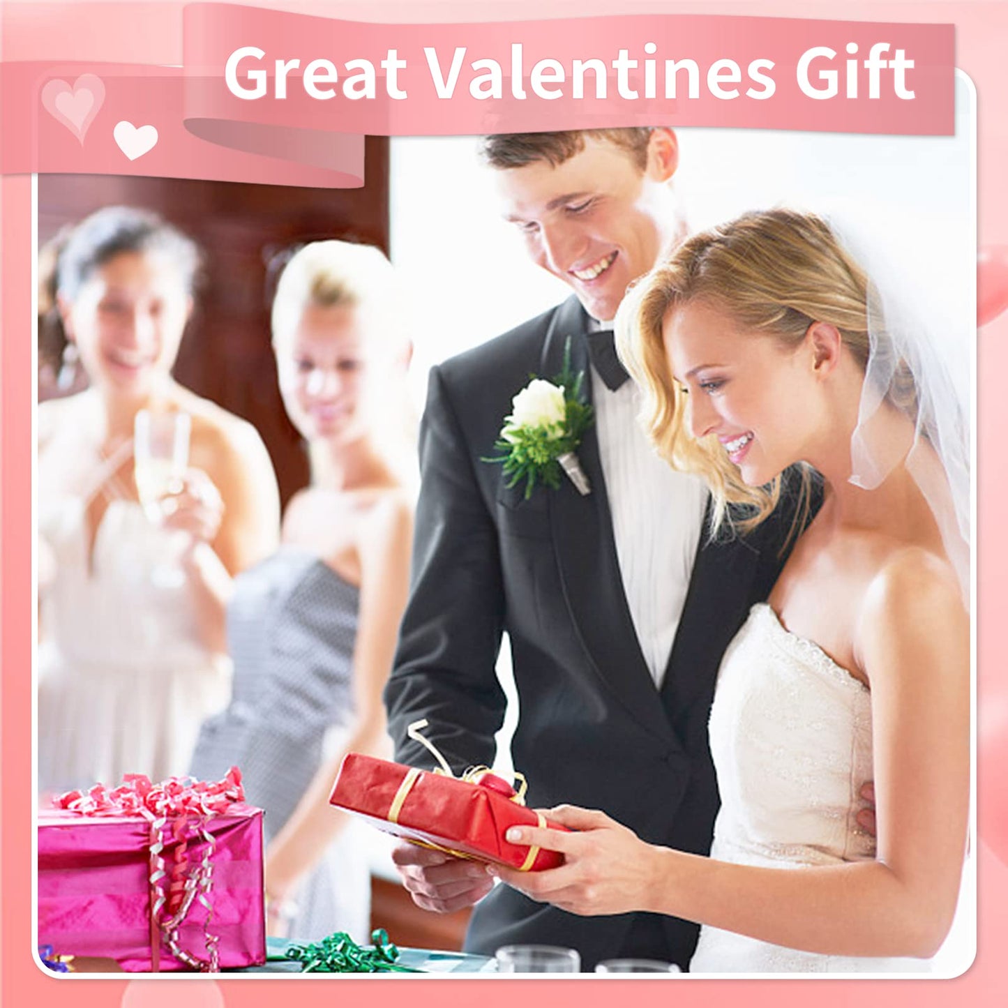 TOANWOD 24Pcs Valentines Pop Fidget Keychains – Mini Party Favors & Classroom Prizes Bulk