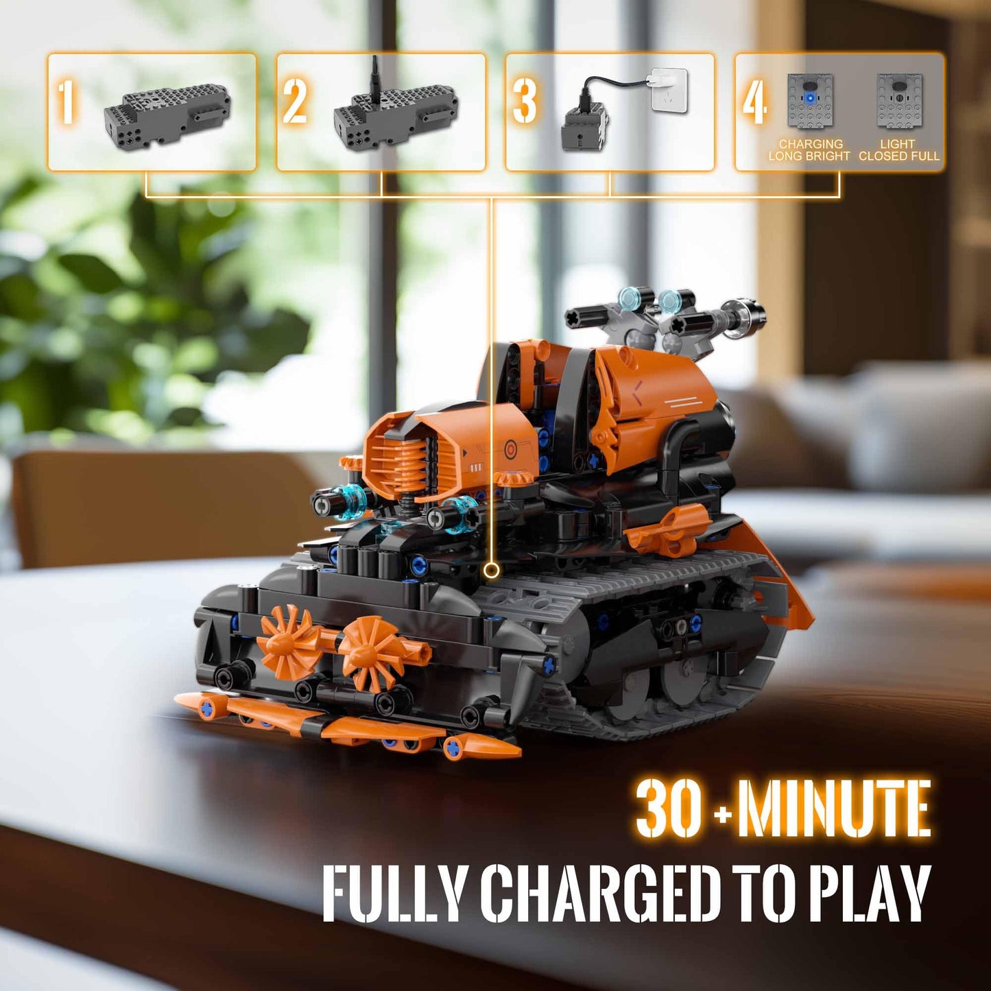 TOBSABPX 5-in-1 STEM Robot Building Kit for Kids 6-14 – 689Pcs, Remote & App Controlled