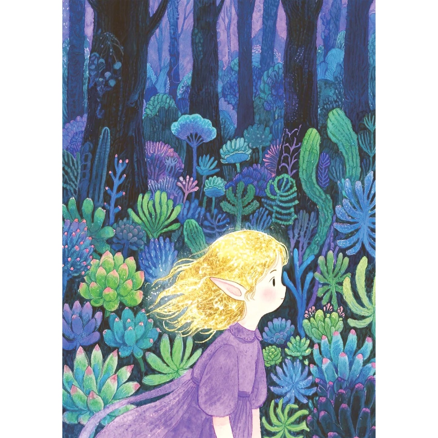 TOCHILD 1000-Piece Adult Puzzle with Velvet Craft Finish — The Blonde Girl (27.5x19.7 in)