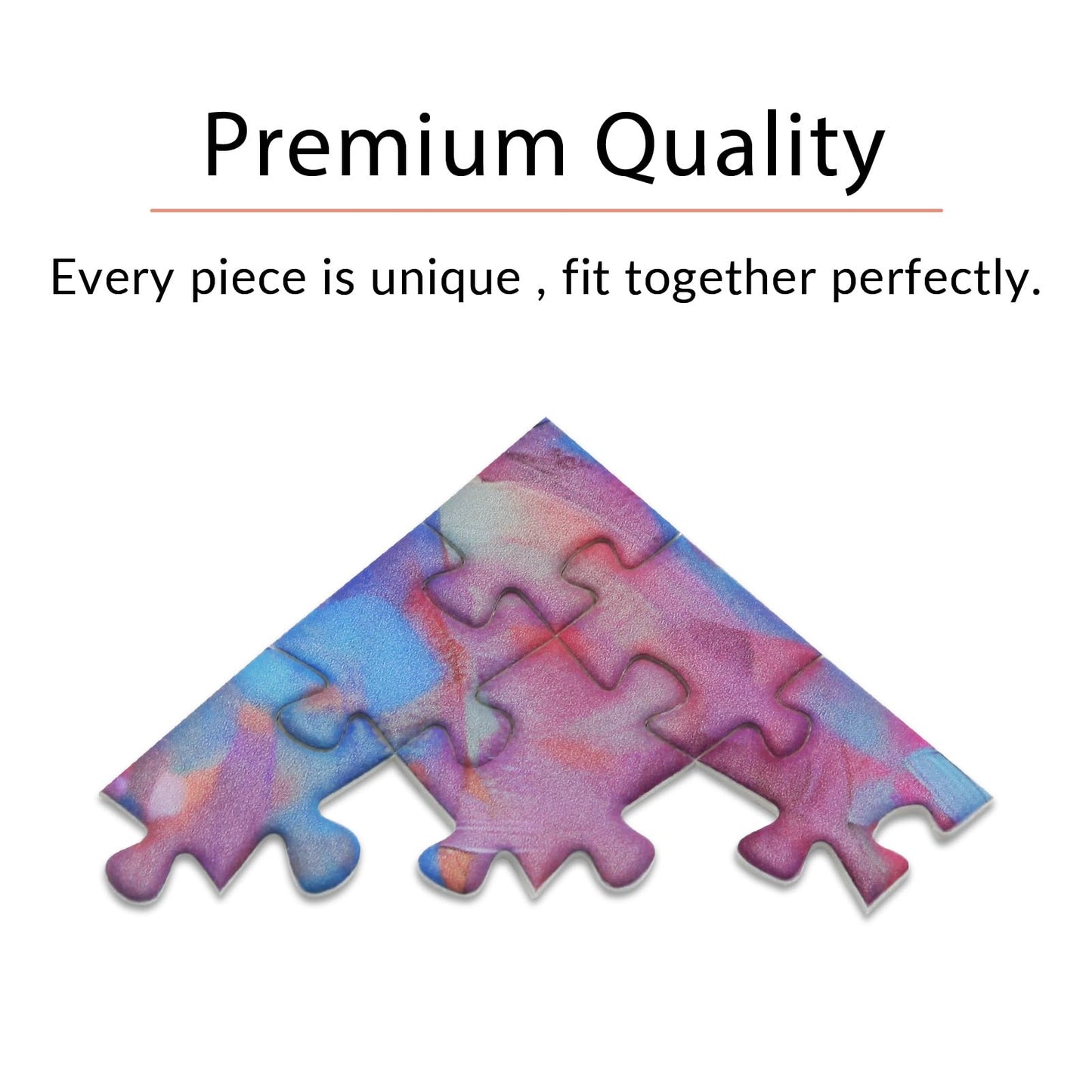 TOCHILD Glitter Sunset 500-Piece Jigsaw Puzzle for Adults – Letters on Back, 20.5 x 15 in