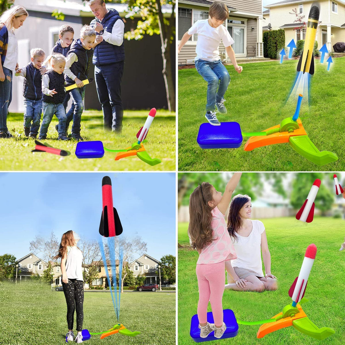 TODARRUN Foam Rocket Launcher – Outdoor Kids Toy for Ages 3–12