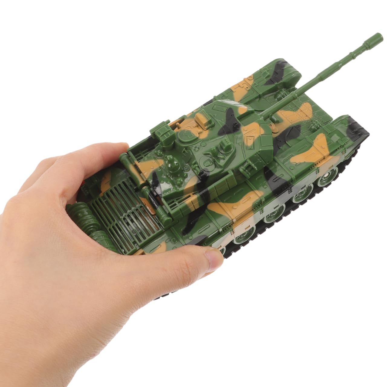 Toddmomy Tank Models: 360-degree Rotation Plastic Tanks for Kids – Toy & Desk Decor