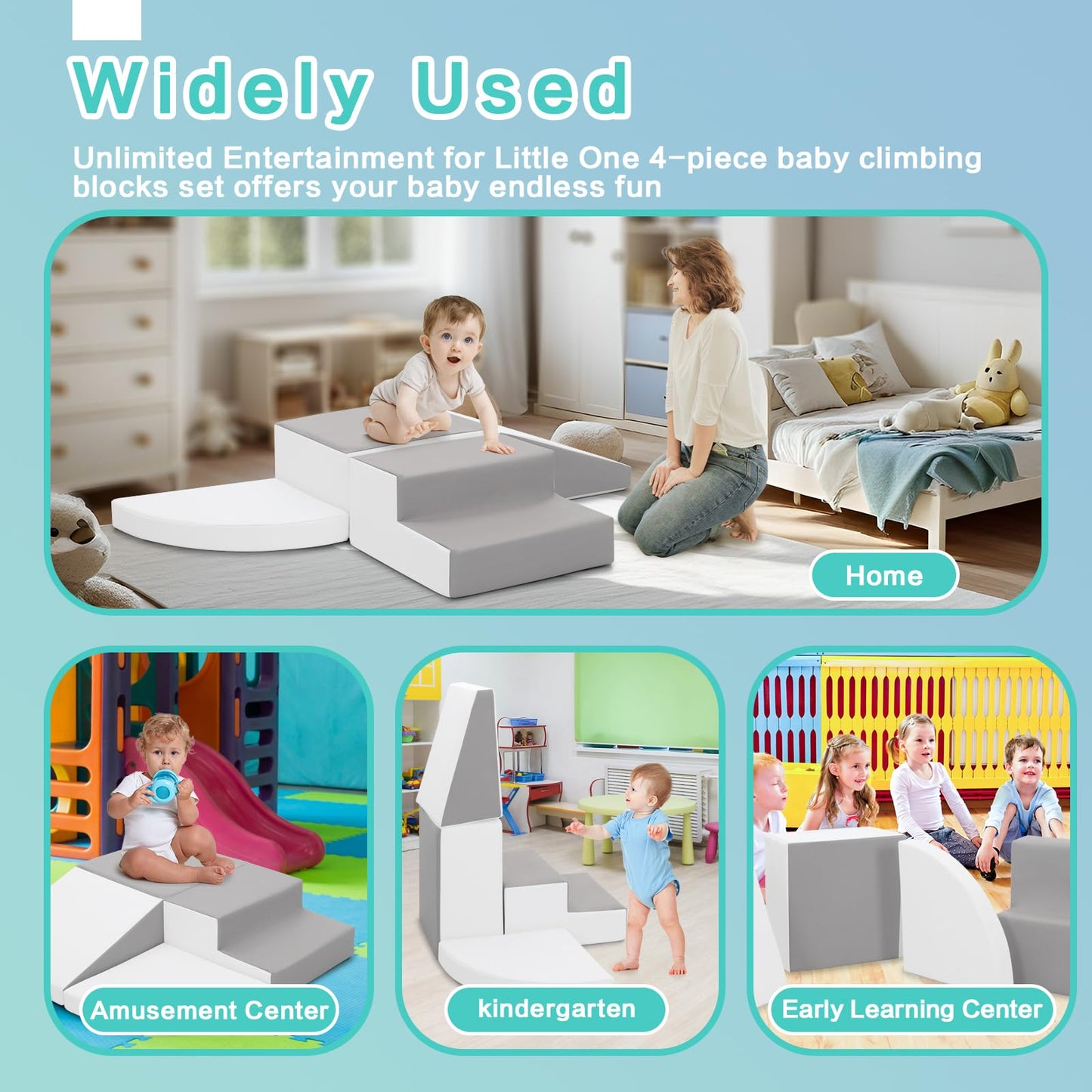 TODIBY Foam Blocks Climbing for Kids | Indoor & Outdoor Soft Play Set