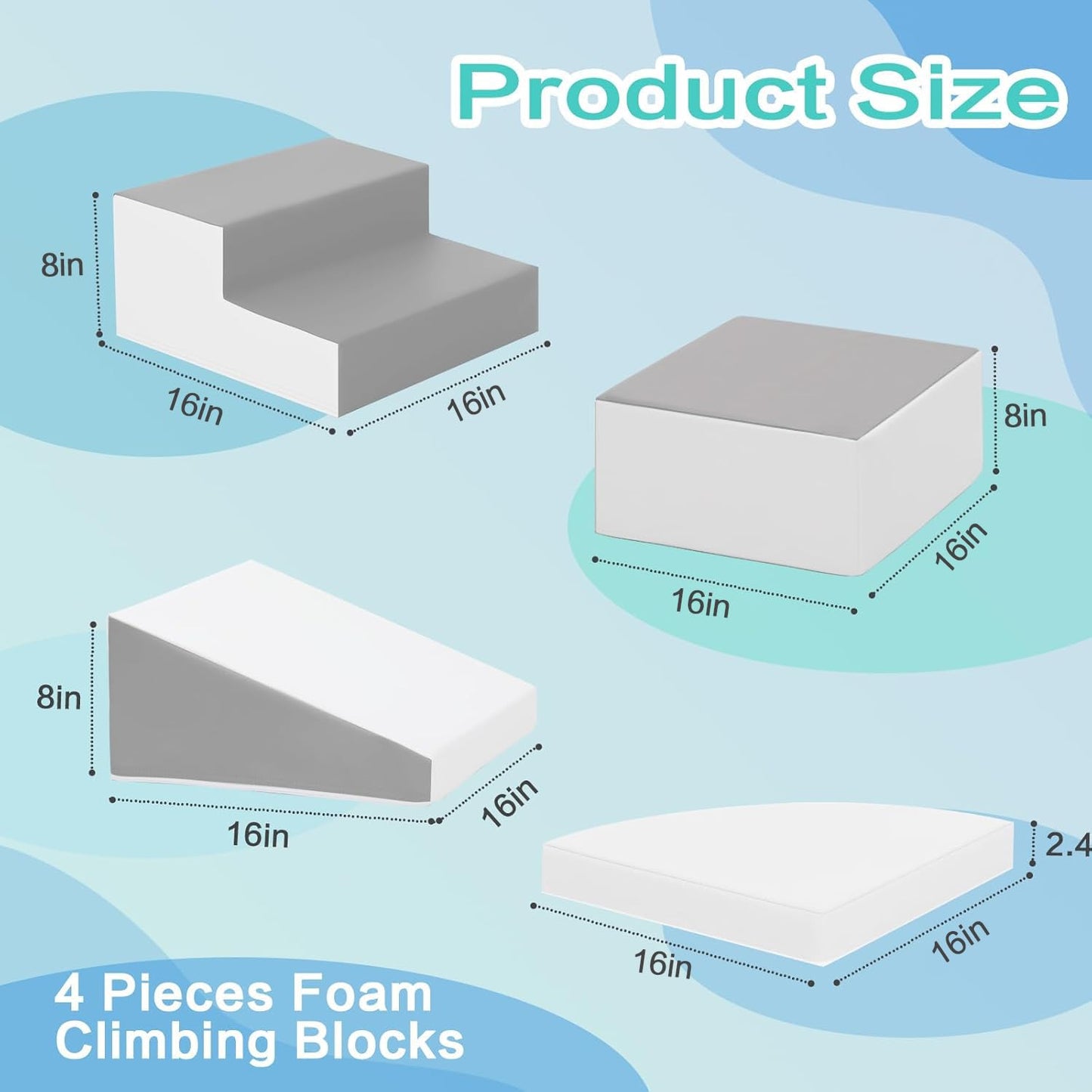 TODIBY Foam Blocks Climbing for Kids | Indoor & Outdoor Soft Play Set