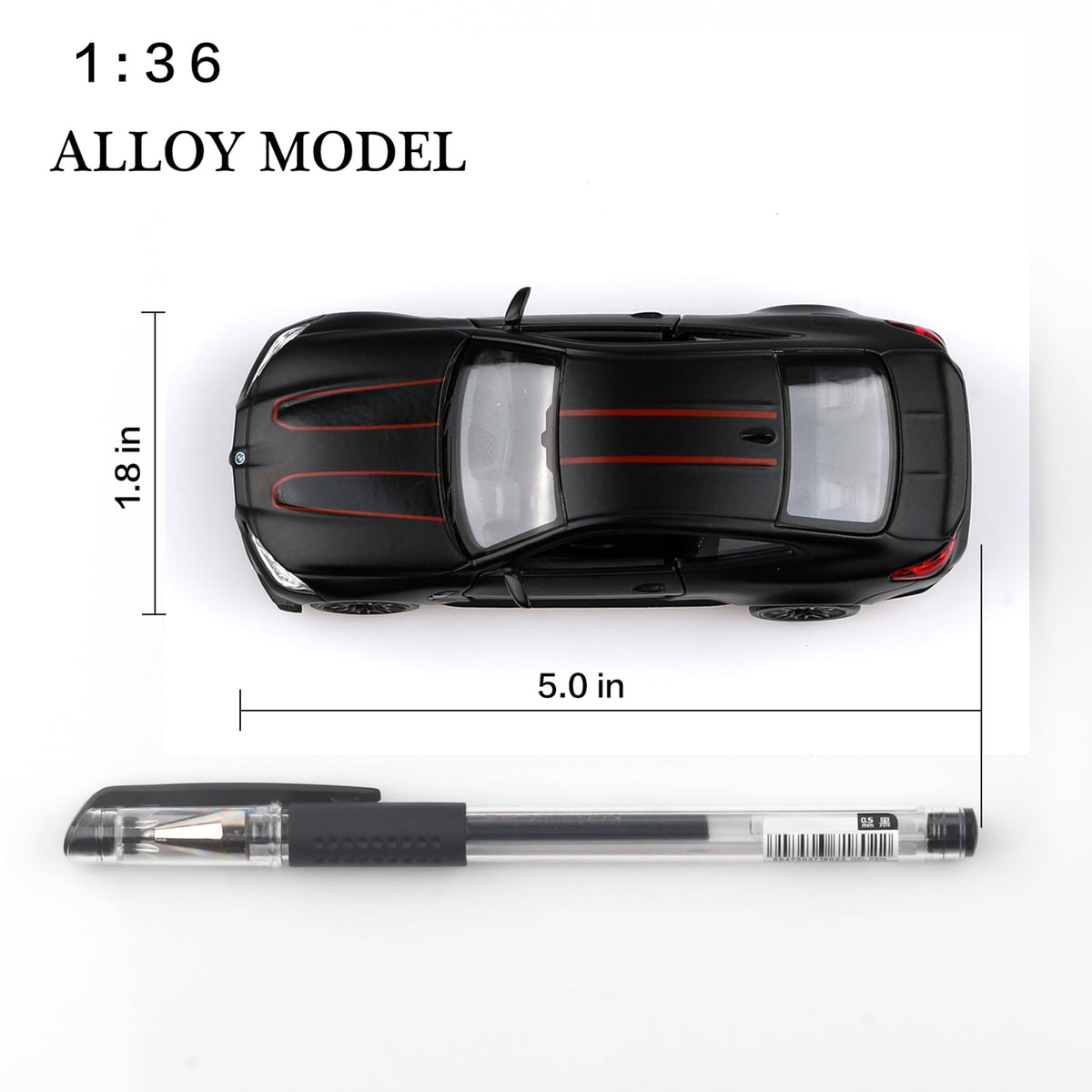 TOKAXI 1/36 BMW M4 Die-Cast Pull-Back Car, No Battery Toy – Realistic Detail & Giftable