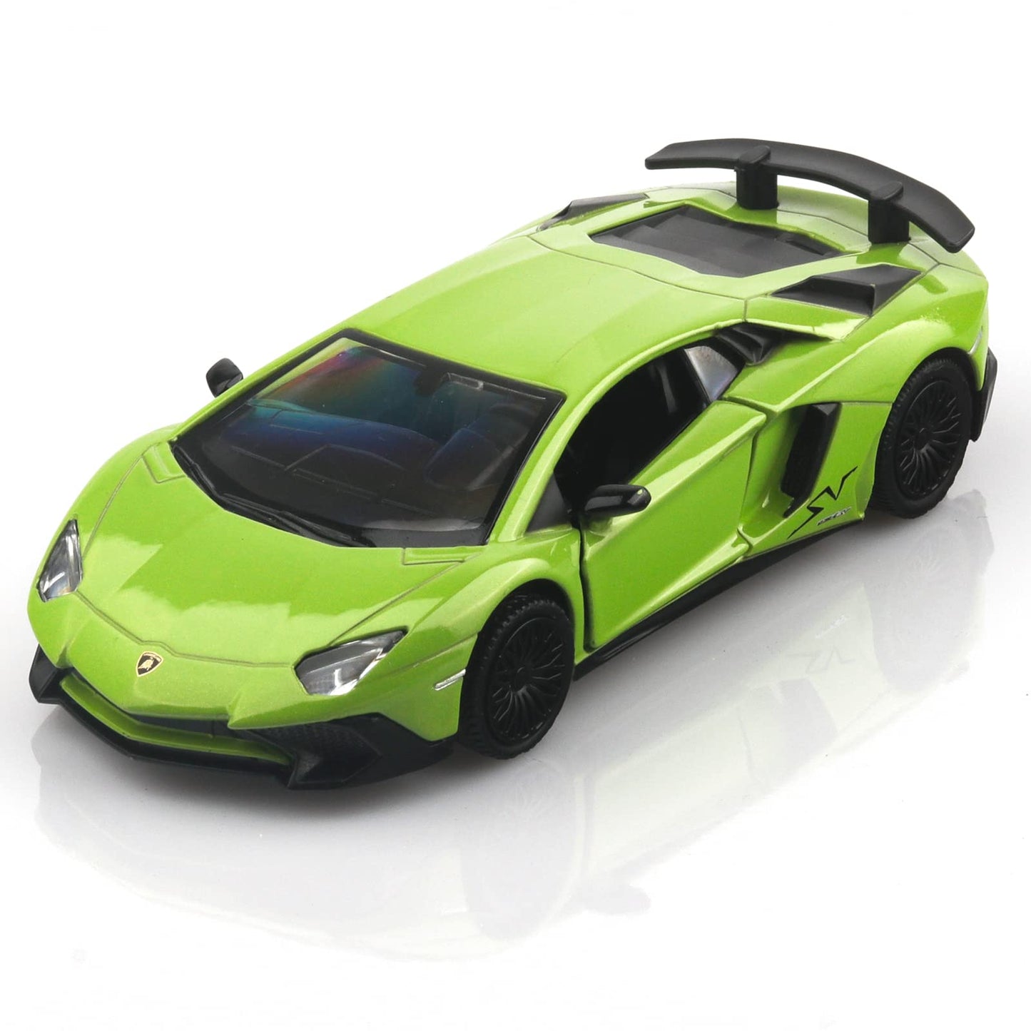 TOKAXI 1/36 Scale Lamborghini Aventador LP750-4 SV Diecast Car – Pull-Back Green