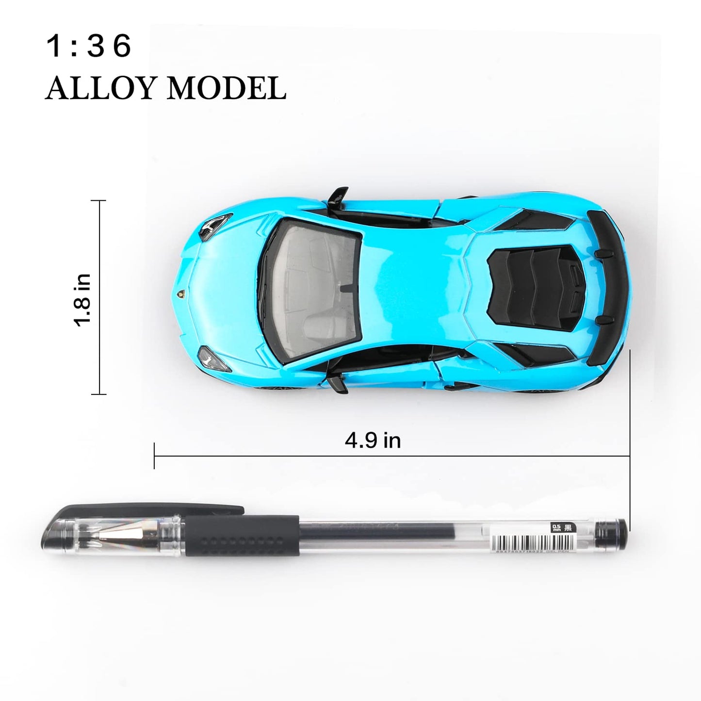 TOKAXI 1/36 LP750-4 SV Diecast Car – Pull-Back Toy for Kids & Collectors