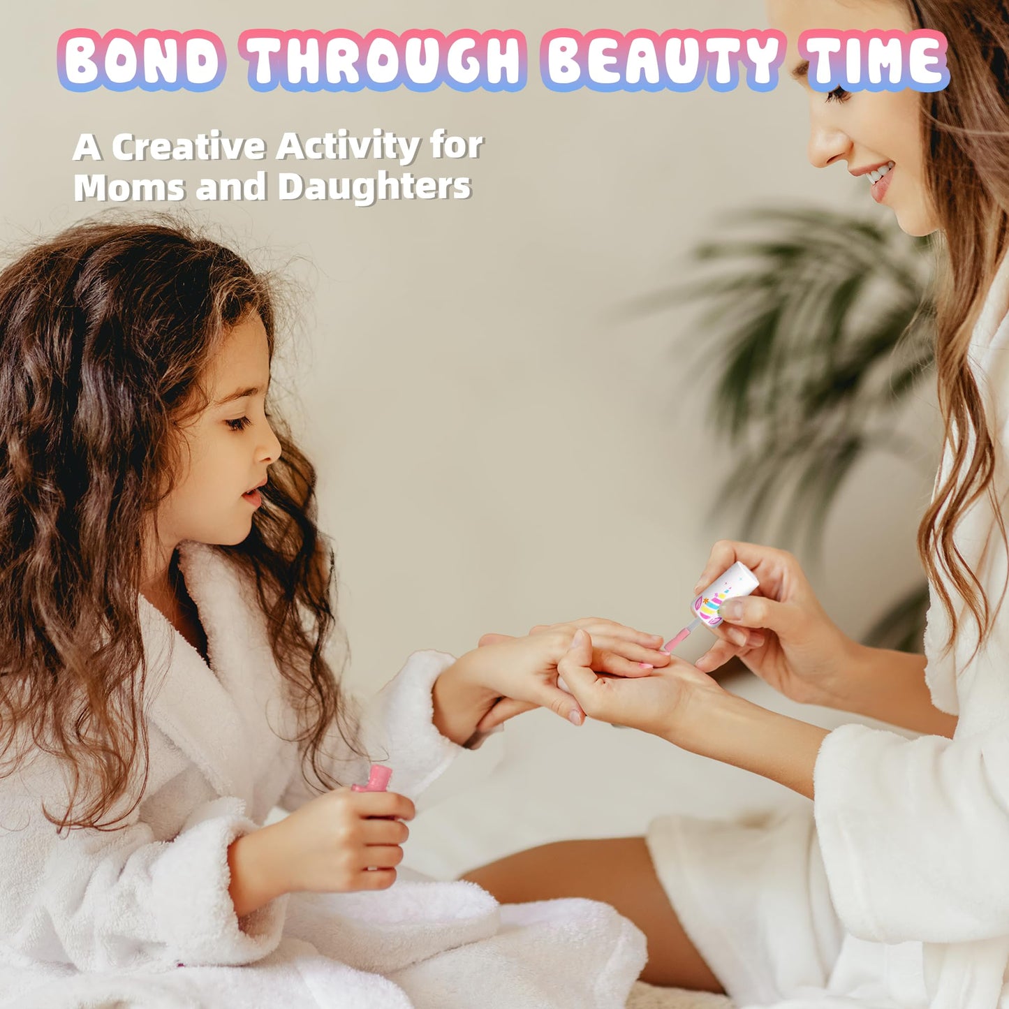 Tomons Nail Polish Set for Kids — 12 Colors, Water-Based, Non-Toxic, Quick-Dry & Peel-Off DIY Kit