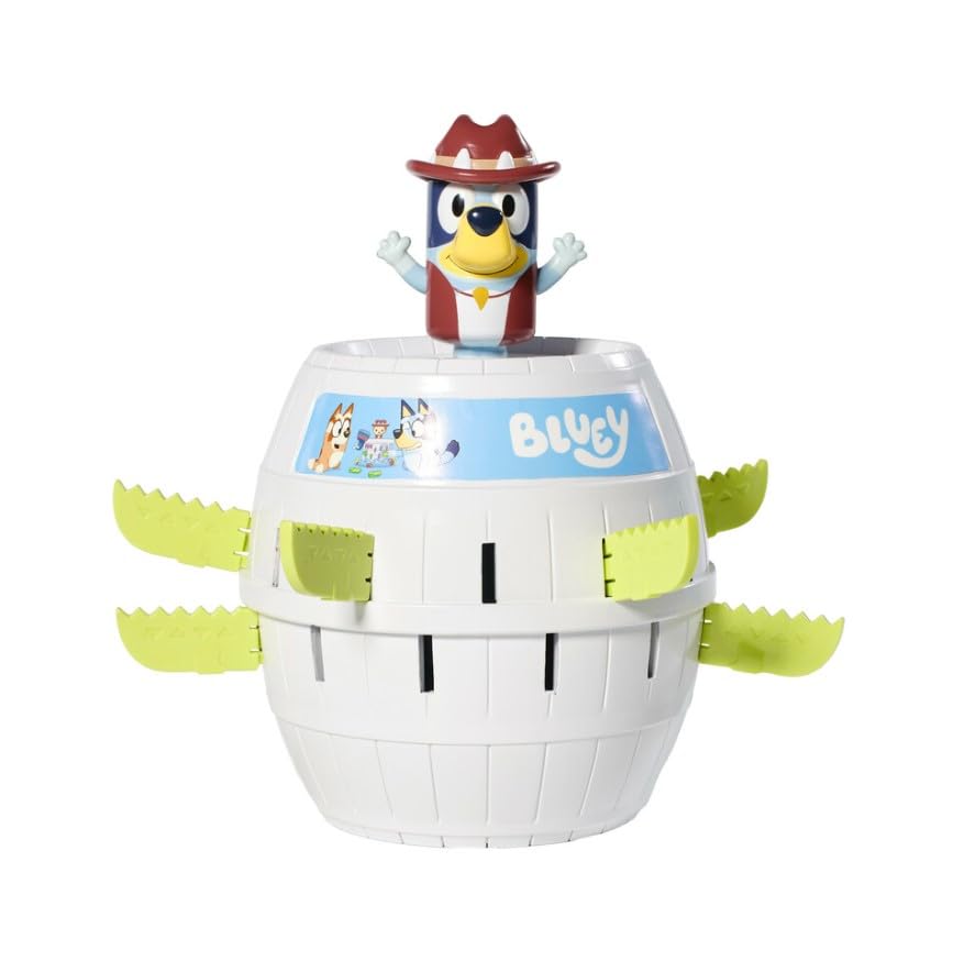 TOMY Pop Up Bluey Game – Family & Preschool Fun for 2-4 Players, Ages 4+