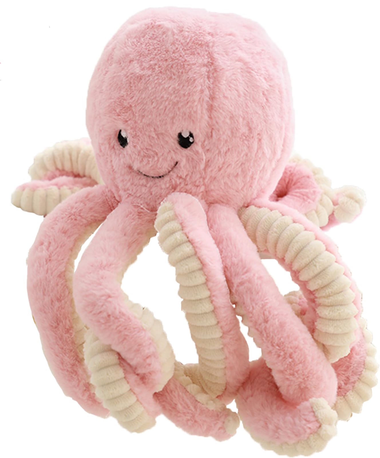 TONGSONG Octopus Plush – Pink 15.7in Cute Cartoon Sea Creature Toy