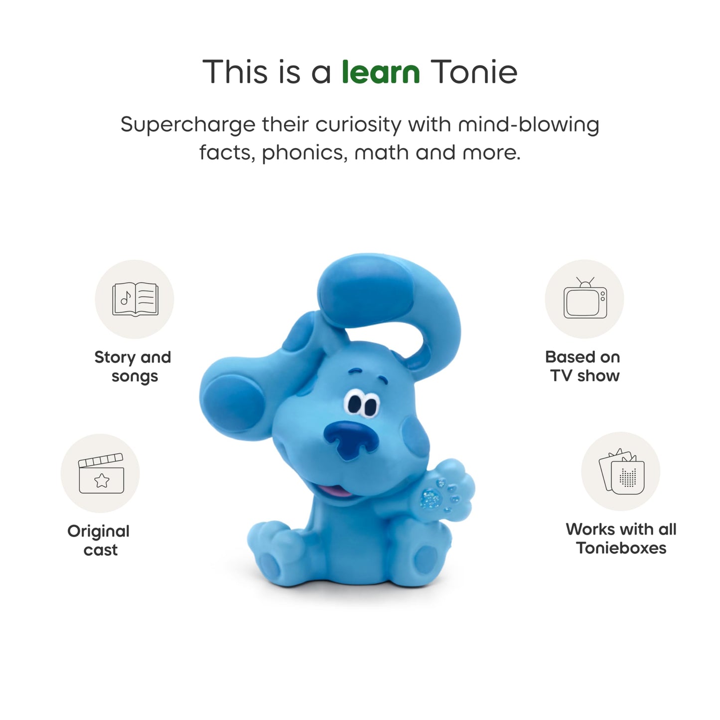 Tonies Blue Audio Toy Figurine – Blue's Clues & You! Interactive Stories