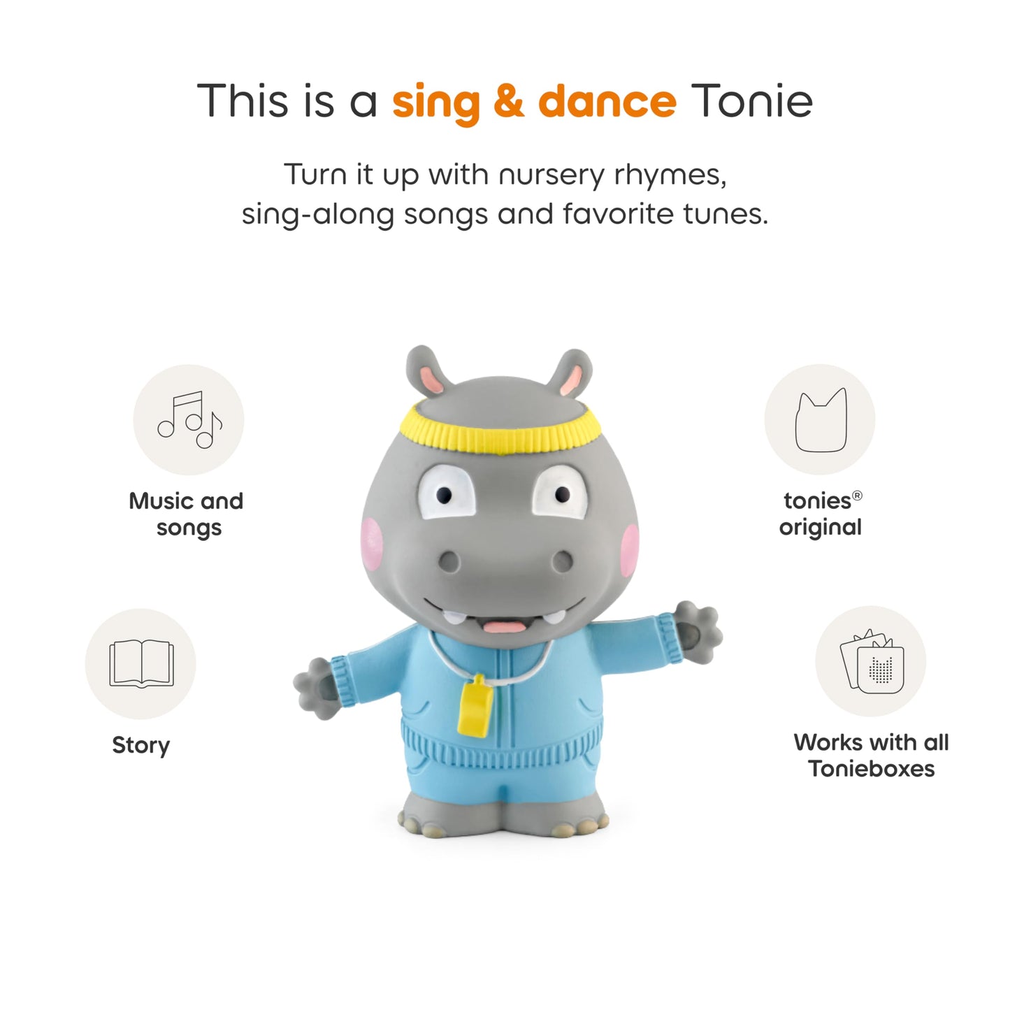 Tonies Healthy Habits Audio Play Character – Songs, Stories & Positive Habits for Kids