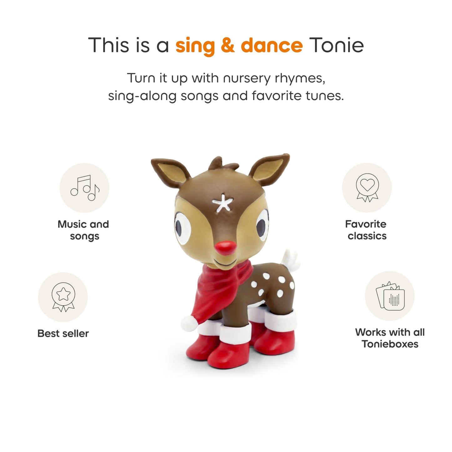 Tonies Favorite Children's Songs: Holiday Songs Volume 2 – 18 Classics for Toniebox