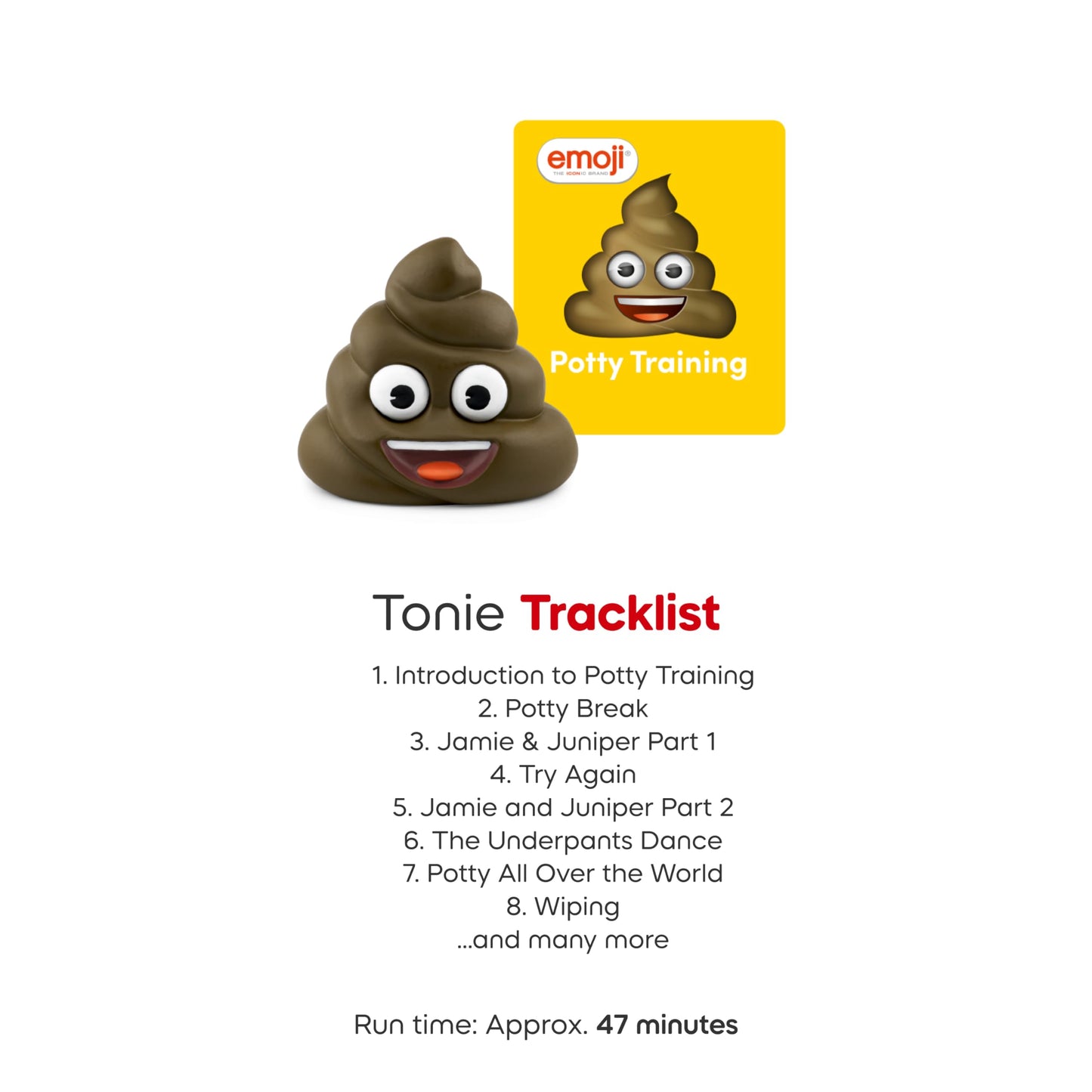 Tonies Potty Training Audio Toy Figurine – 45-Minute Songs & Stories for Kids (Ages 3+)